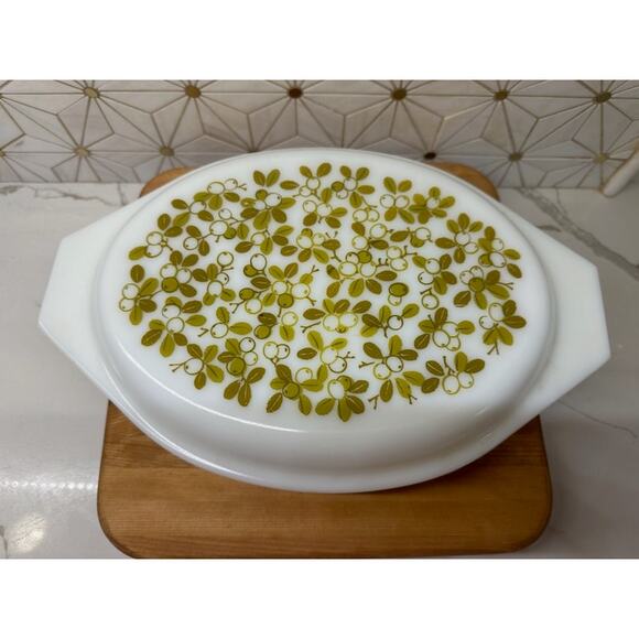 Vintage Pyrex‎ Verde 2.5 qt Avocado Green Casserole Dish & Lid – Mint Condition - Picture 1 of 5